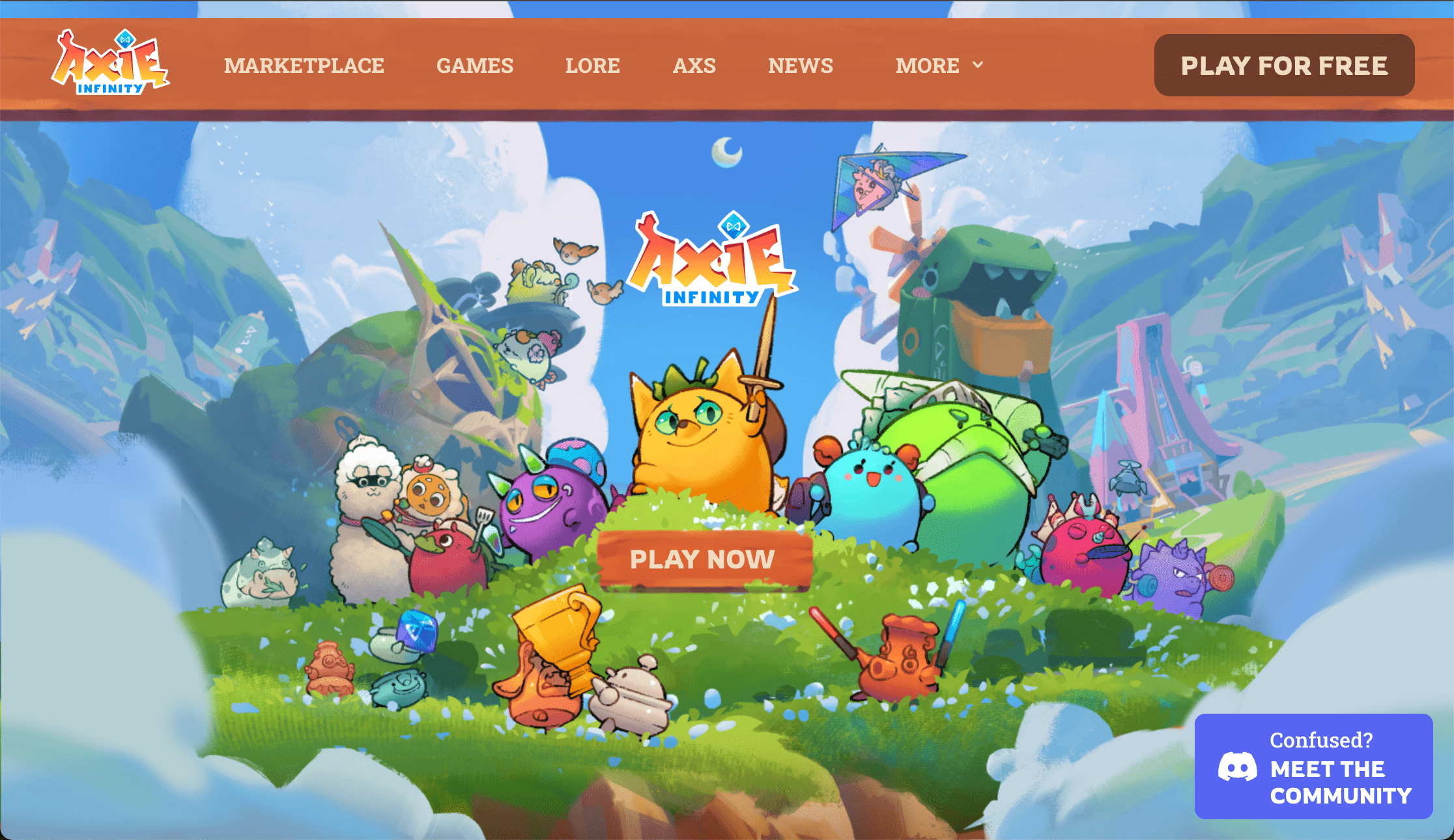 Axie Infinity 公式サイト